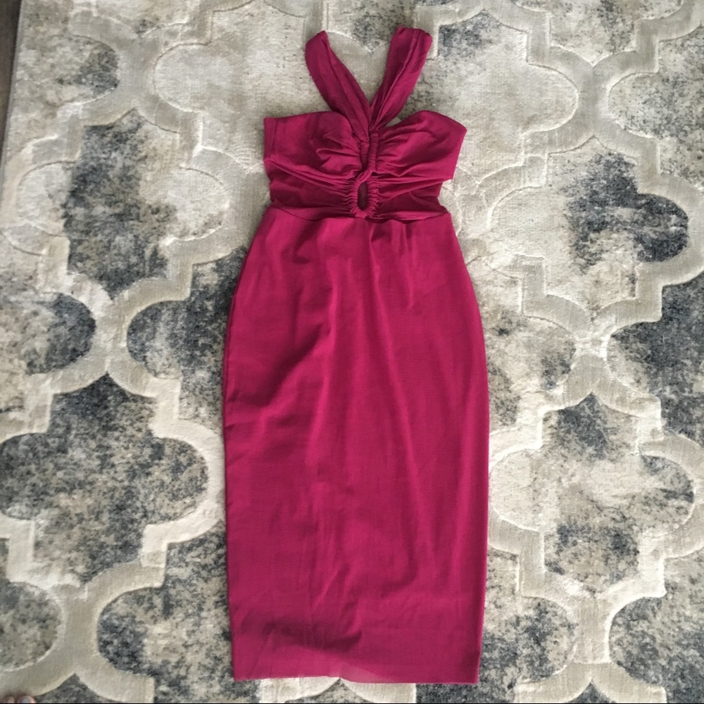 BEC + BRIDGE Mesh Cutout Dress